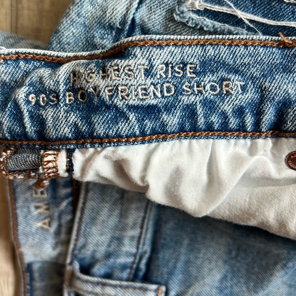 American Eagle Stretch Highest Rise 90’s‎ Boyfriend Short Women’s Size 0 - Picture 3 of 11